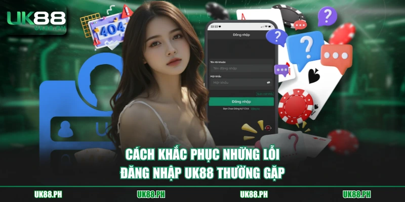 Cách khắc phục những lỗi đăng nhập UK88 thường gặp