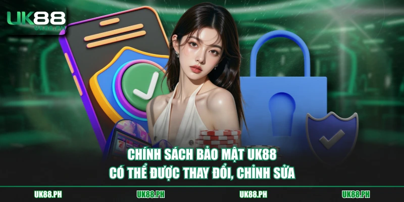 Chính sách bảo mật UK88 có thể được thay đổi, chỉnh sửa