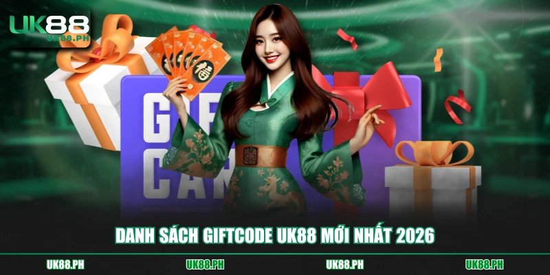 Danh sách Giftcode UK88 mới nhất 2026