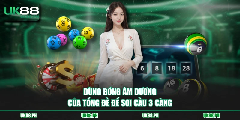 Dùng bóng âm tương của tổng đề để soi cầu 3 càng 