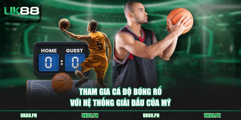 Tham gia cá độ bóng rổ với hệ thống giải đấu của Mỹ